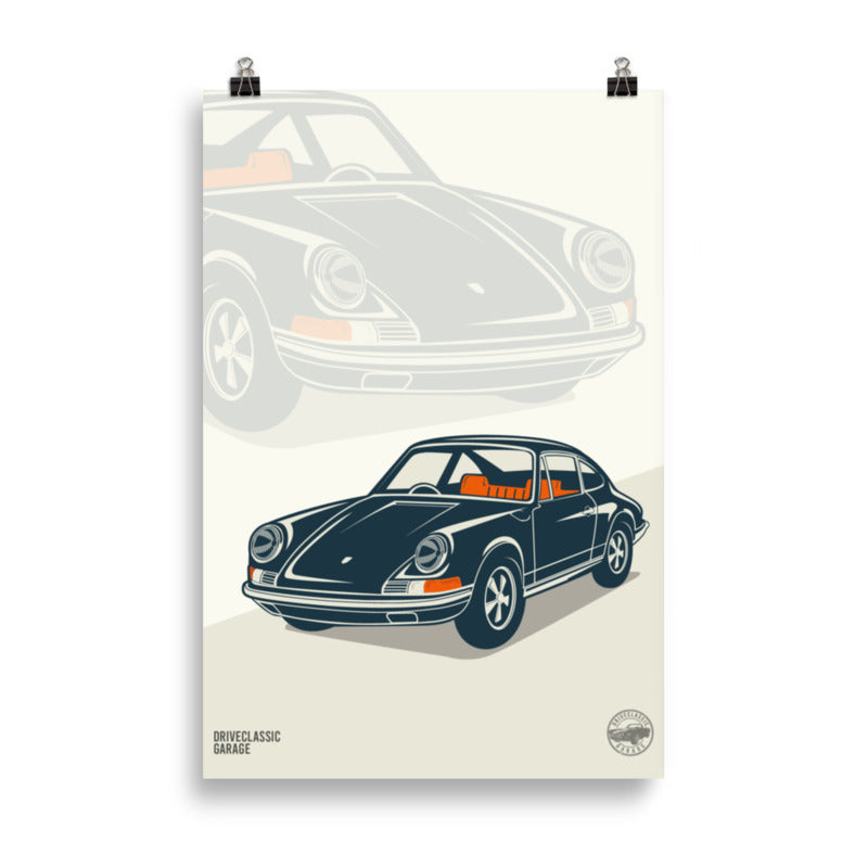 Classic Porsche 911 Poster, Porsche 911 Posters